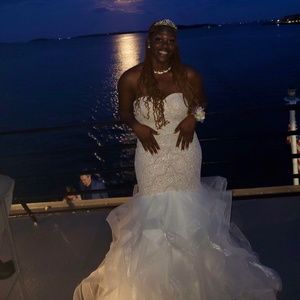 Jasz couture style: 7333 White prom dress / formal gown